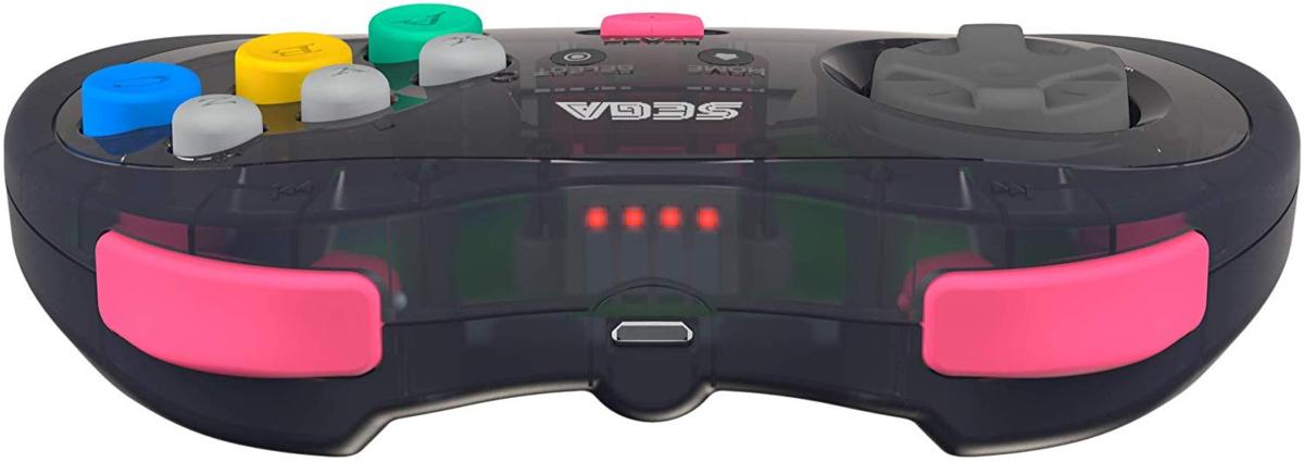 Retrobit - Sega Saturn Manette 8 boutons sans fil Bluetooth Gris - Manettes - retro - bit - Shop Just for Games