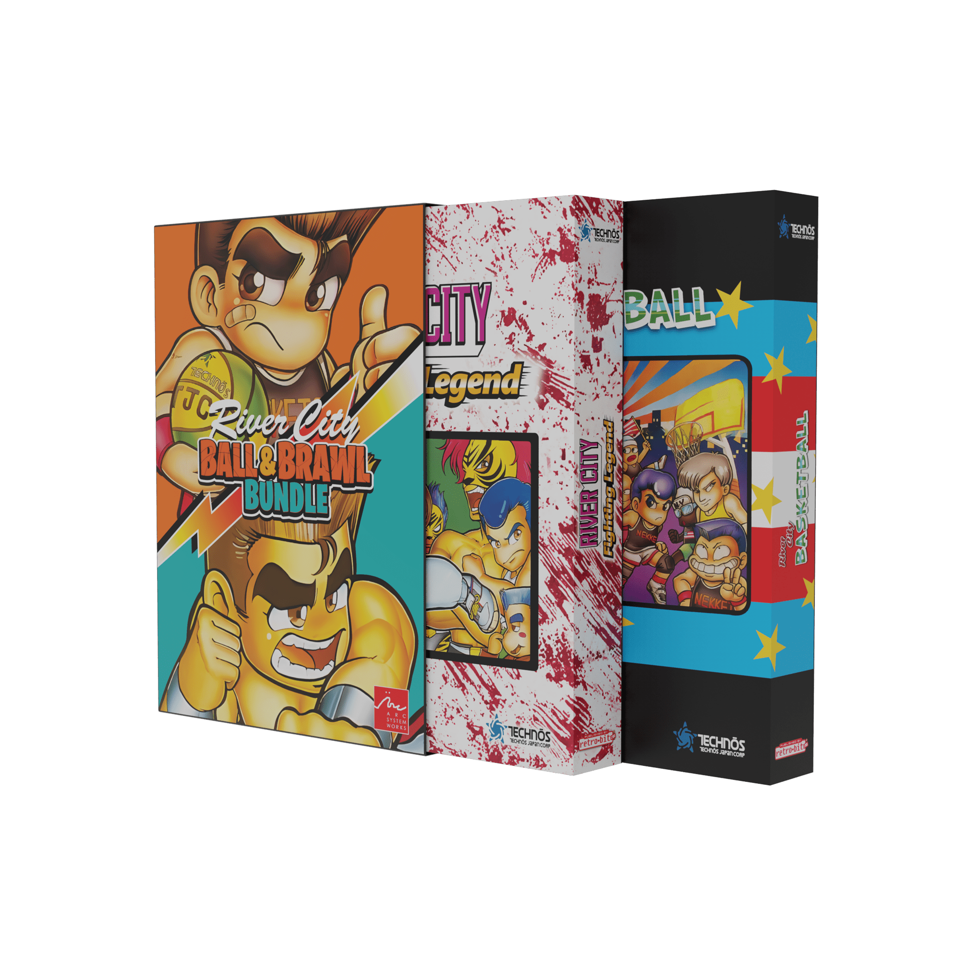 River City Ball & Brawl Bundle NES - Jeux Vidéo Cartouche - retro - bit - Shop Just for Games