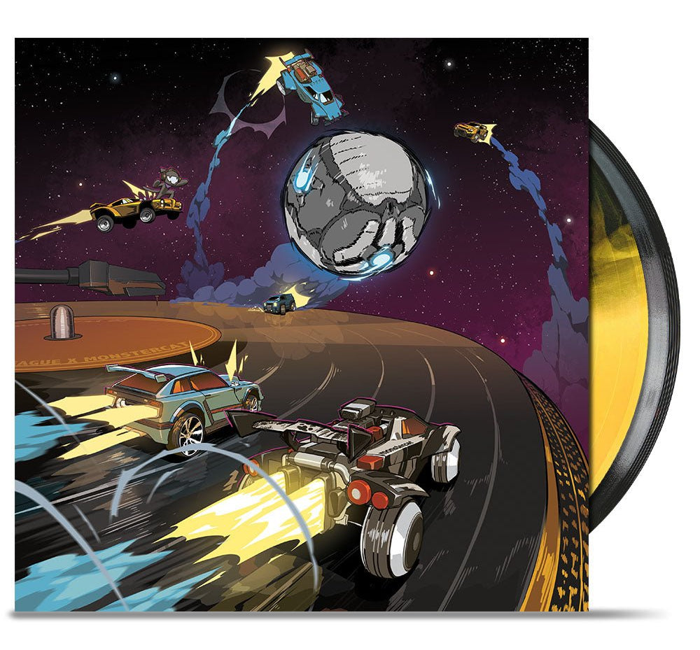 Rocket League x Monstercat 10 Year Anniversary 2LP - Vinyles - iam8bit - Shop Just for Games