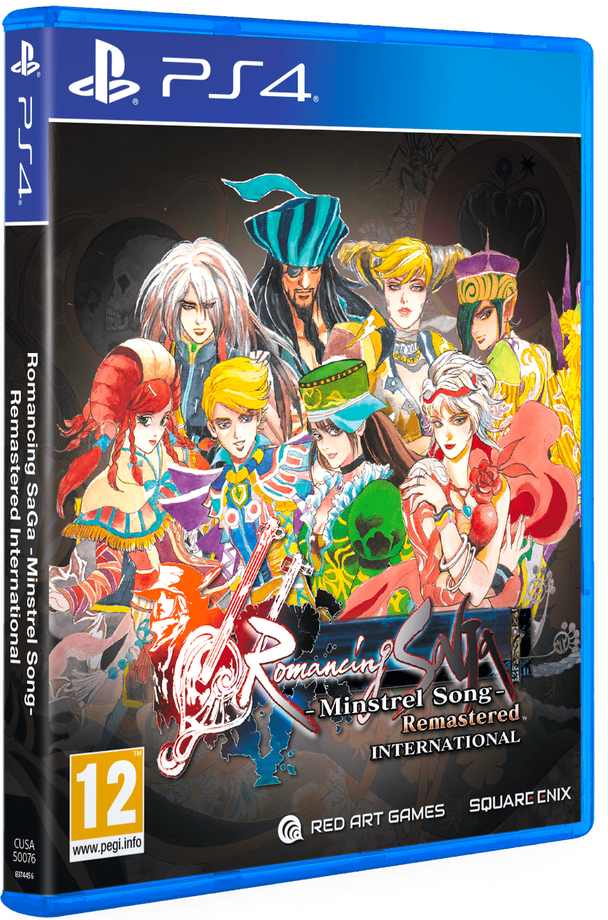 Romancing SaGa Minstrel Song Remastered International PS4 - Jeux Vidéo Physique - Red Art Games - Shop Just for Games