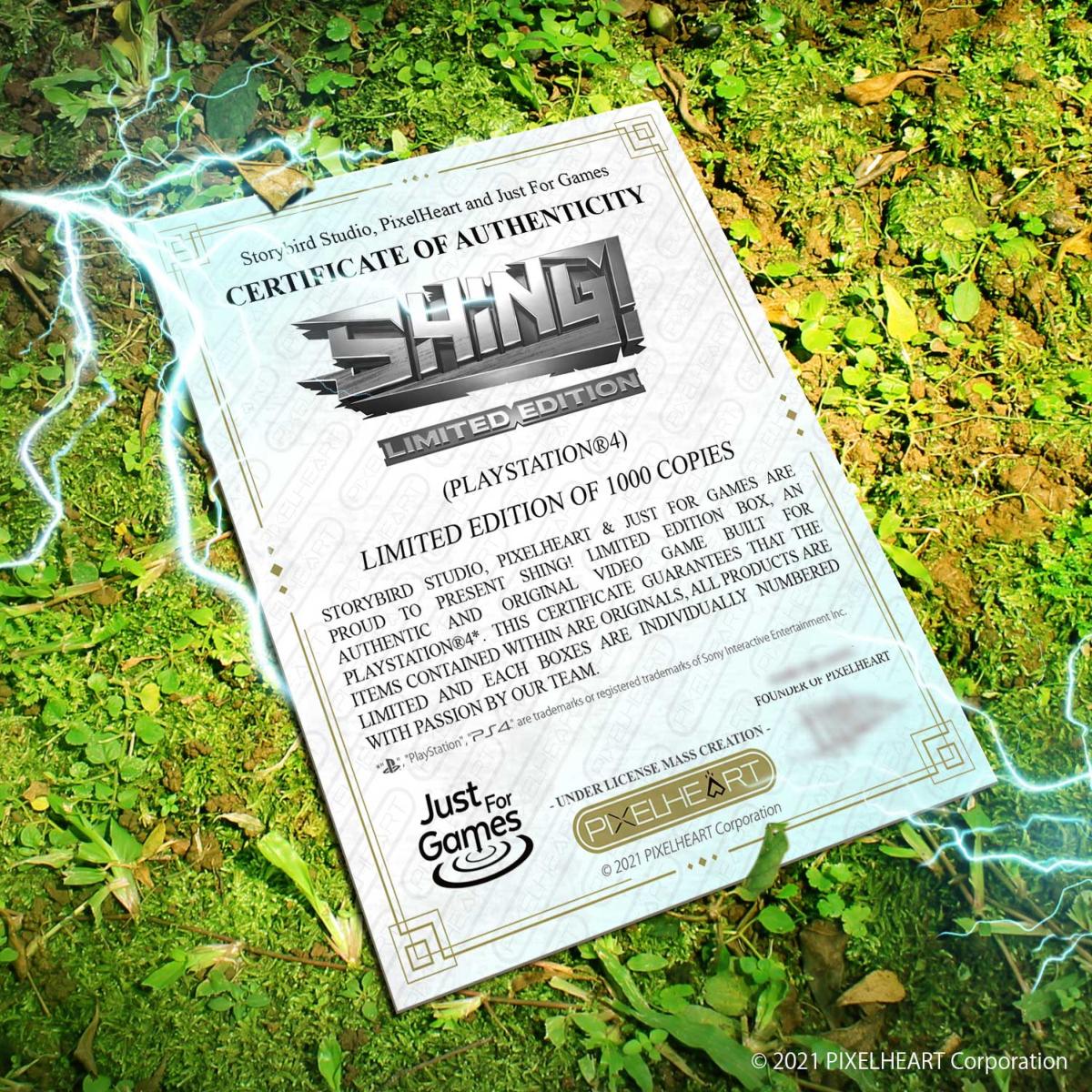 SHING! Just Limited FuturePak PS4 - Jeux Vidéo Physique - PixelHeart - Shop Just for Games