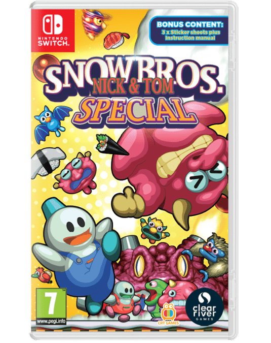 Snow Bros Nick & Tom Special Nintendo SWITCH - Jeux Vidéo Physique - Clear River Games - Shop Just for Games
