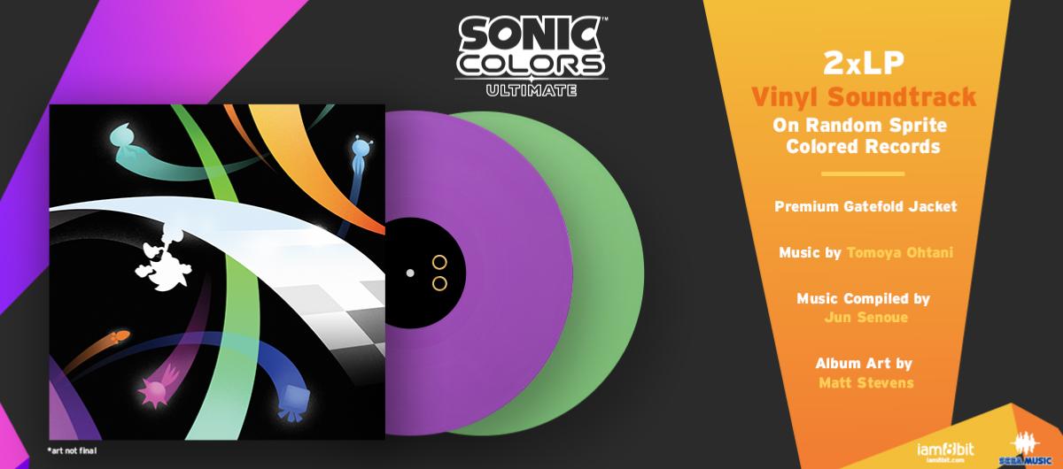 Sonic Colors Ultimate Vinyle - 2LP - Vinyles - iam8bit - Shop Just for Games