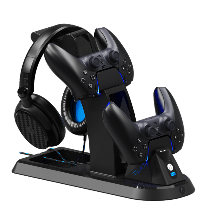 Station de charge PS5 et casque intégré - Stealth - Câbles et Chargeurs - Stealth - Shop Just for Games