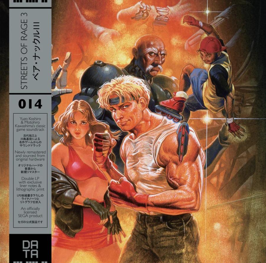Streets Of Rage 3 Translucent Orange OST Vinyle - 2LP - Vinyles - DATA - DISCS - Shop Just for Games