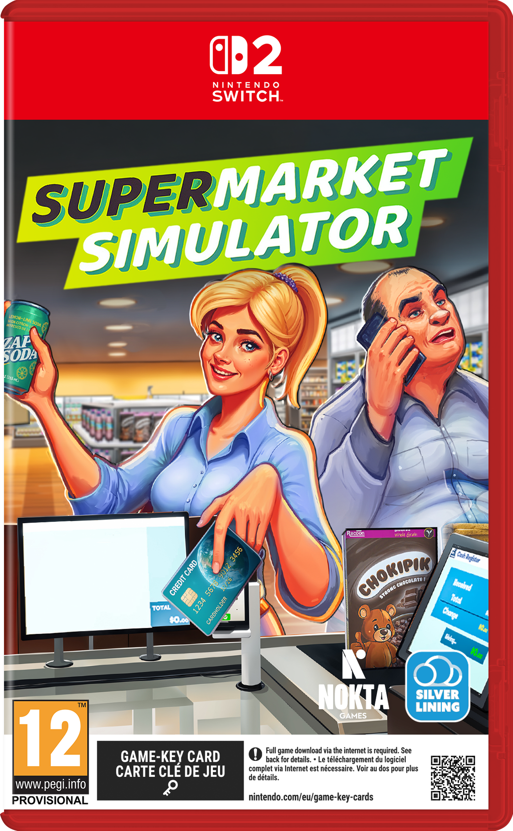 Supermarket Simulator Switch 2 - Jeux Vidéo Physique - SILVER LINING - Shop Just for Games