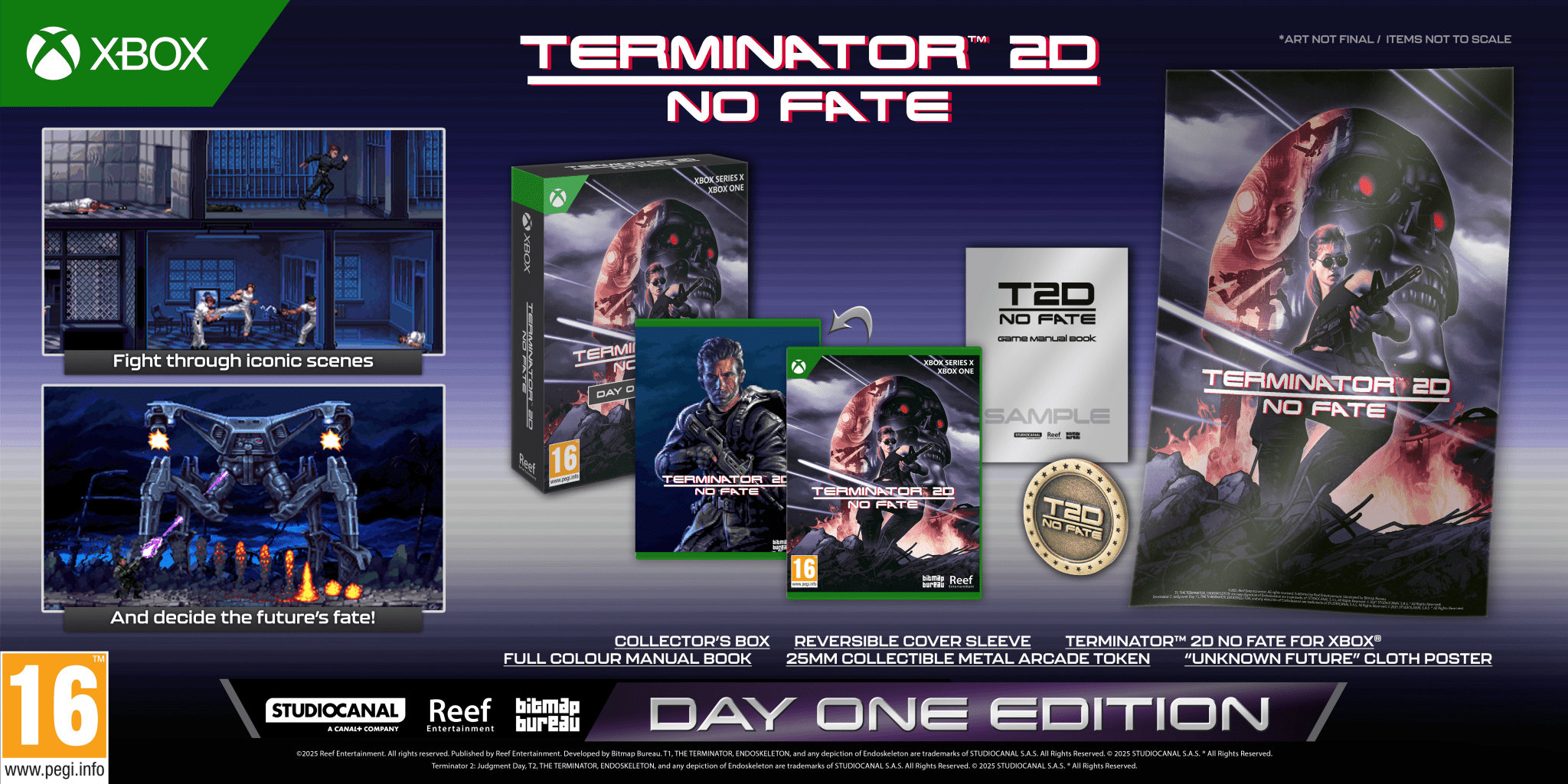 Terminator 2D No Fate Day - One Edition Xbox Serie X - Jeux Vidéo Physique - Reef Entertainment - Shop Just for Games