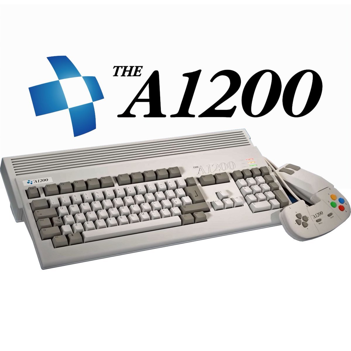 The A 1200 - Amiga 1200 +25 Jeux - Clavier Full Size, Souris et Manette inclus - Console - Retro Games - Shop Just for Games