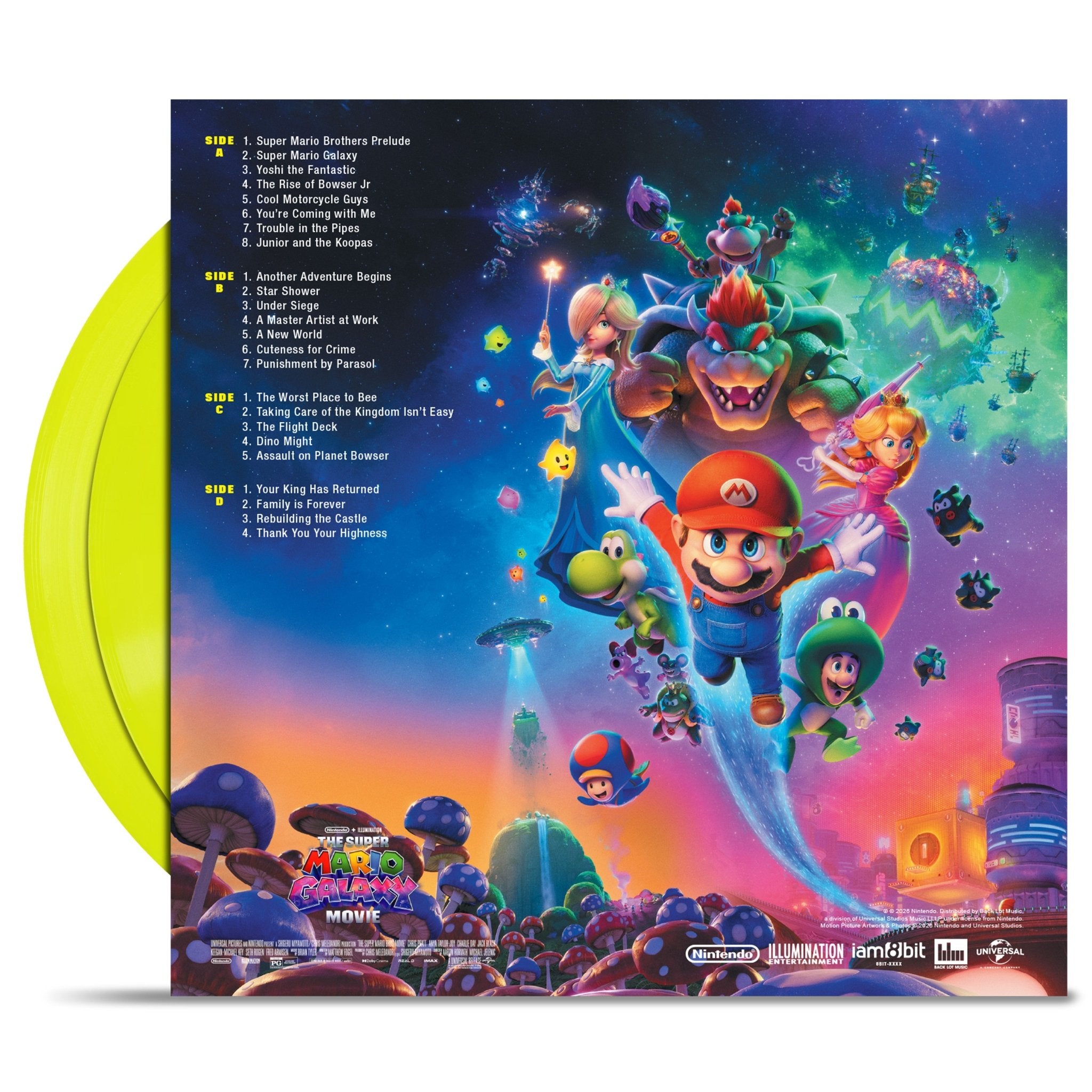 The Super Mario Galaxy Movie OST Vinyle 2LP - Vinyles - iam8bit - Shop Just for Games