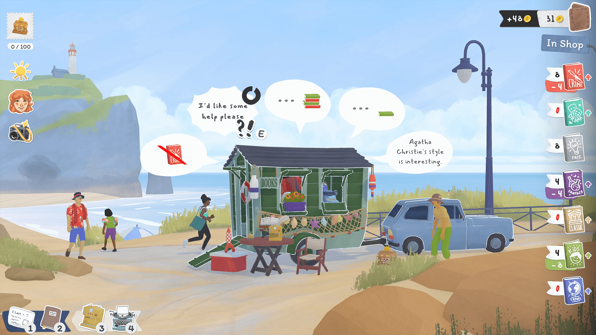 Tiny Bookshop PS5 - Jeux Vidéo Physique - SILVER LINING - Shop Just for Games