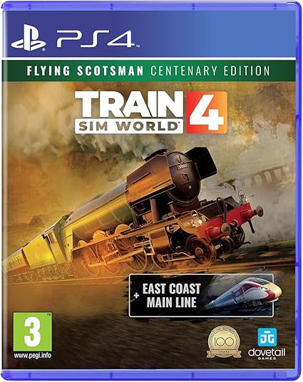 Train Sim World 4 - Flying Scotsman Centenary Edition PS4 - Jeux Vidéo Physique - DOVETAIL Games - Shop Just for Games