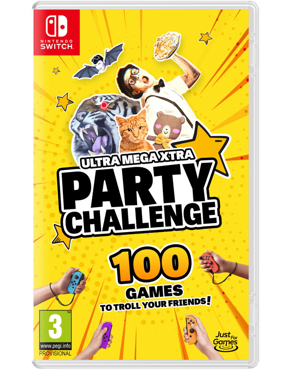 Ultra Mega Xtra Party Challenge Nintendo SWITCH - Jeux Vidéo Physique - Just For Games - Shop Just for Games