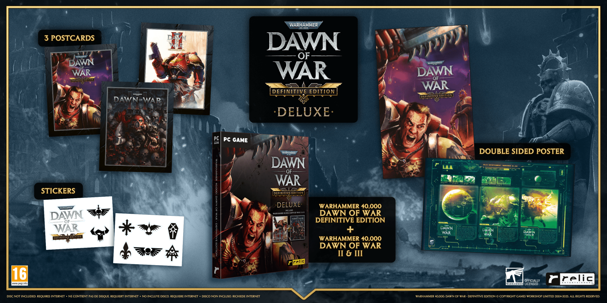 Warhammer 40 000 Dawn of War Definitive Edition Deluxe PC - Jeux Vidéo Physique - UIE - Shop Just for Games