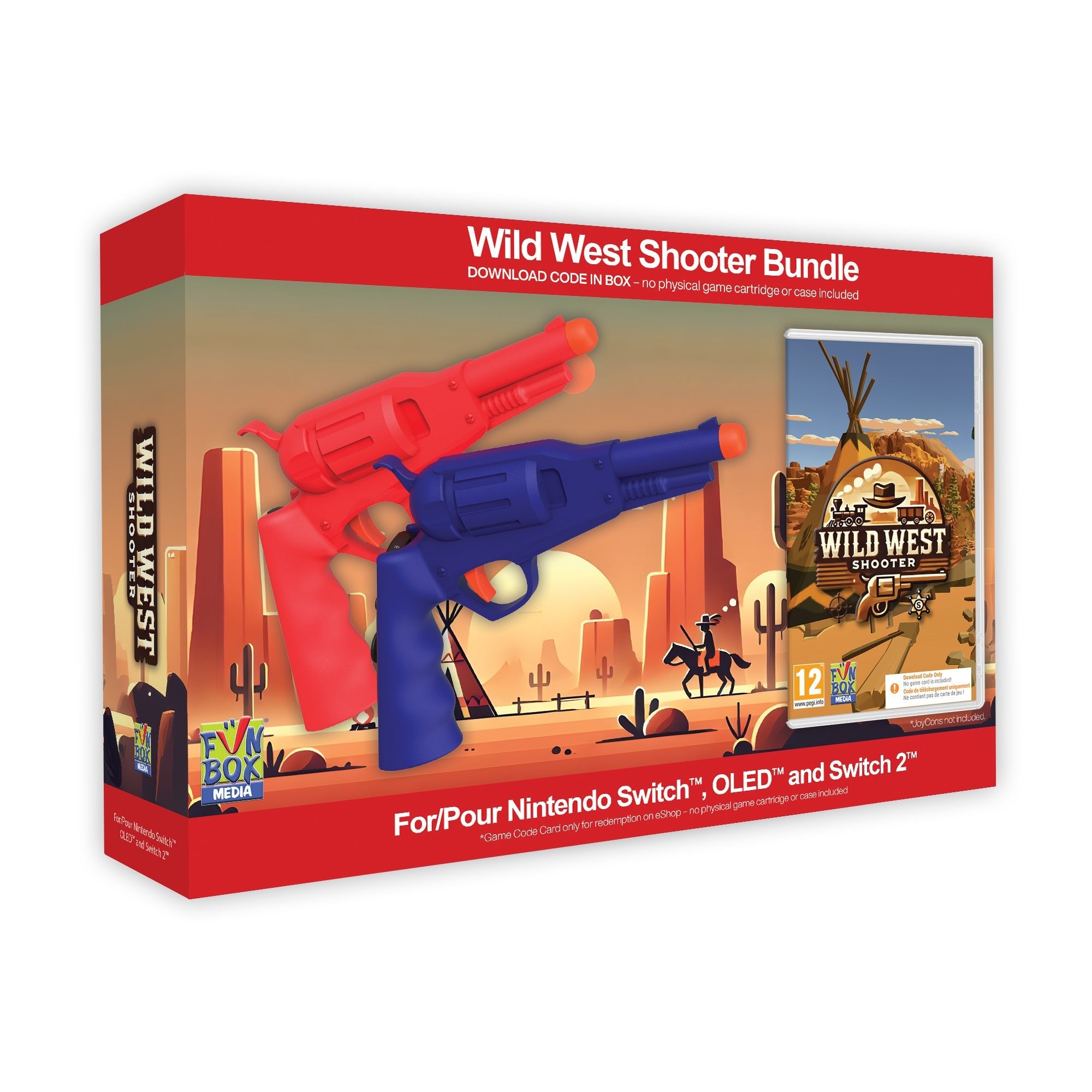 Wild West Shooter Bundle Nintendo Switch - Jeux Vidéo Code de Téléchargement - Funbox - Shop Just for Games
