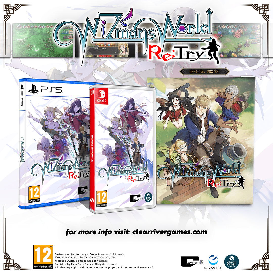 WiZmans World Re;Try SWITCH - Jeux Vidéo Physique - Clear River Games - Shop Just for Games