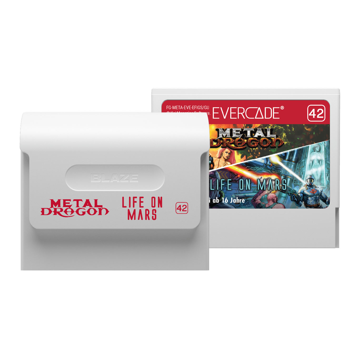Blaze Evercade - Metal Dragon/Life on Mars - Cartouche n° 42 - Jeux Rétro - Evercade - Shop Just for Games