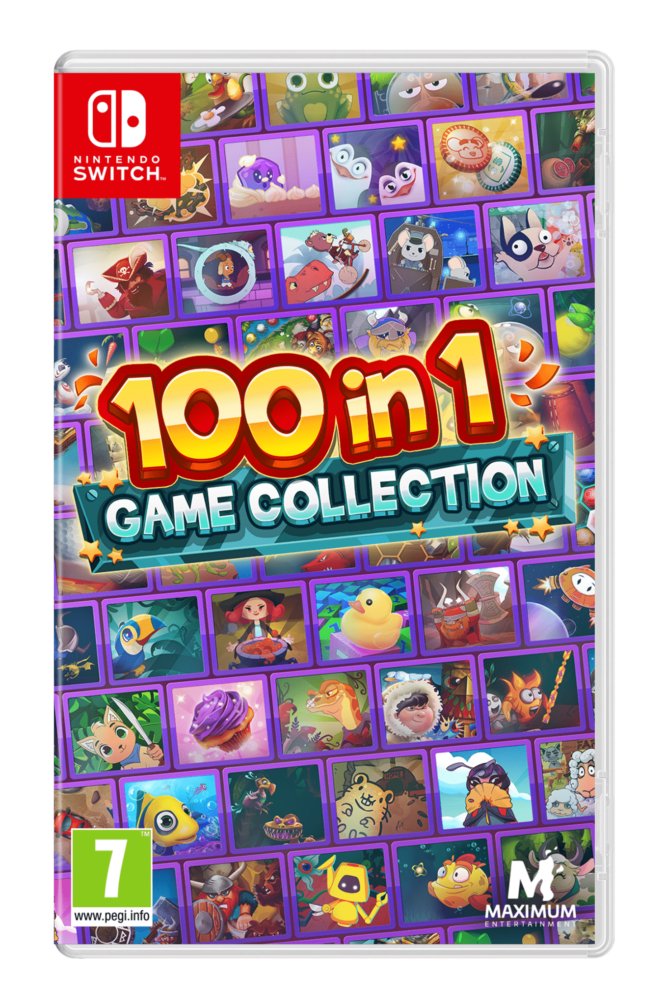 100 in 1 Game Collection Nintendo Switch - Jeux Vidéo Physique - Maximum Entertainment - Shop Just for Games