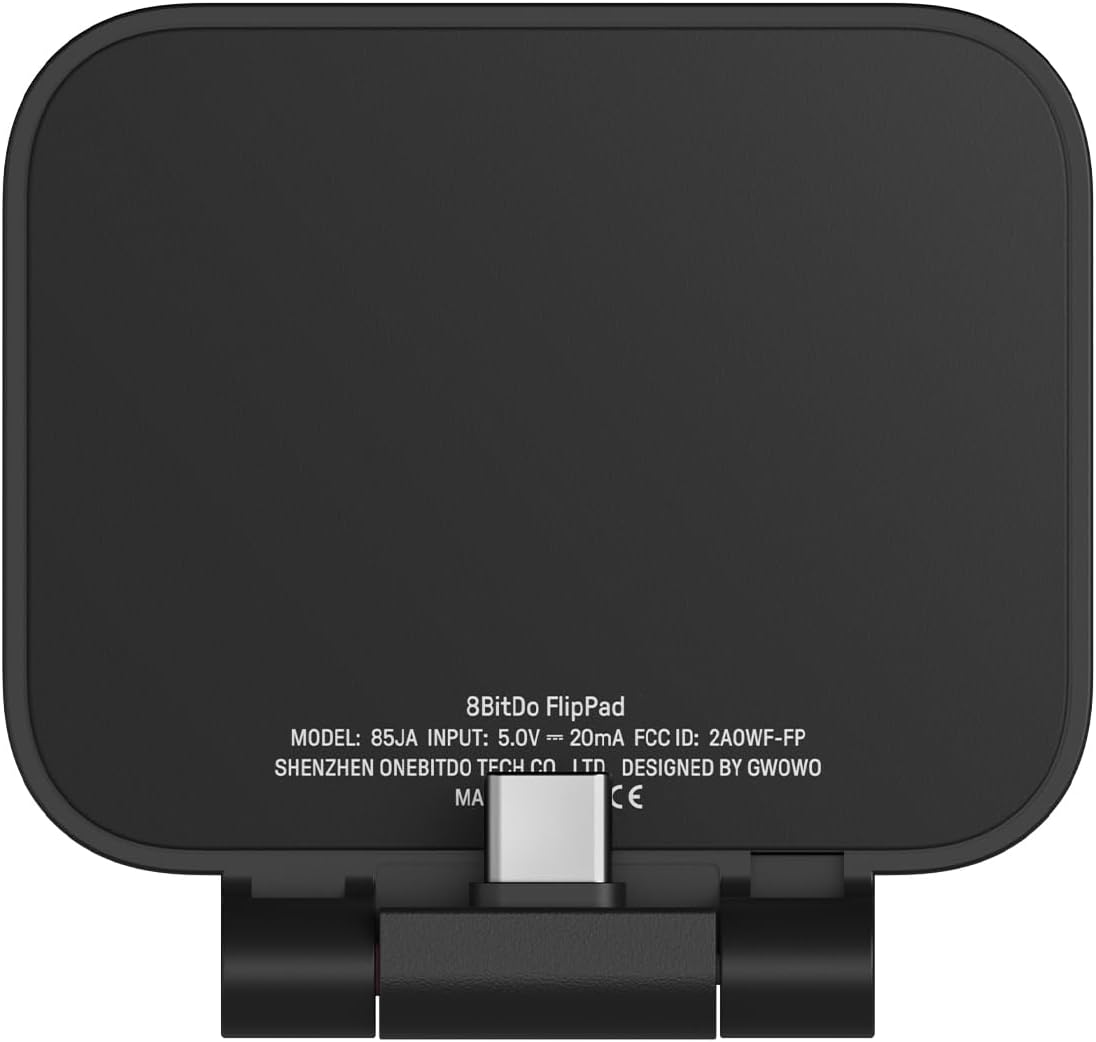 8BitDo FlipPad Black - Manette de jeu mobile pour iPhone et Android