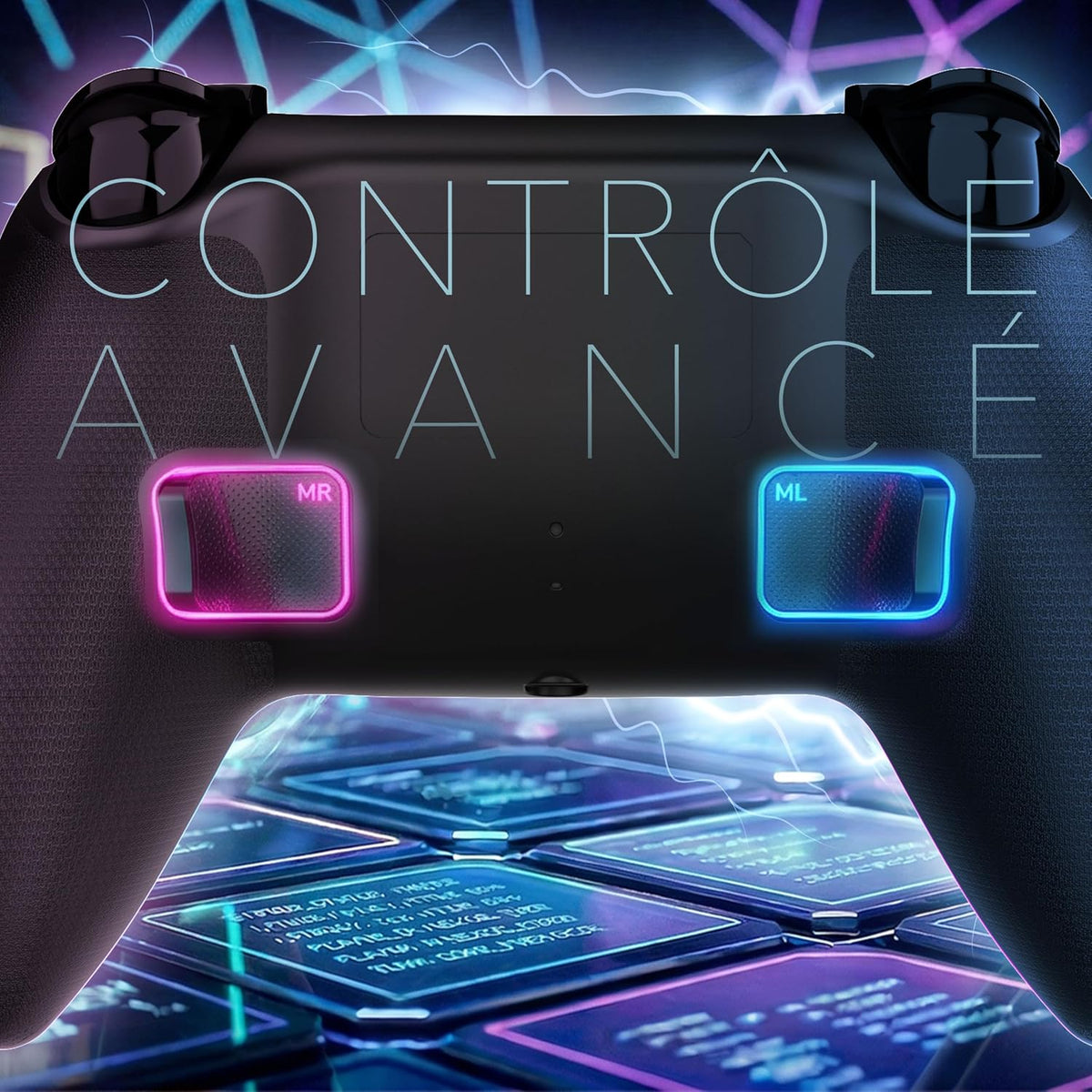 LED Bluetooth Controller for PS5 - Thug Life