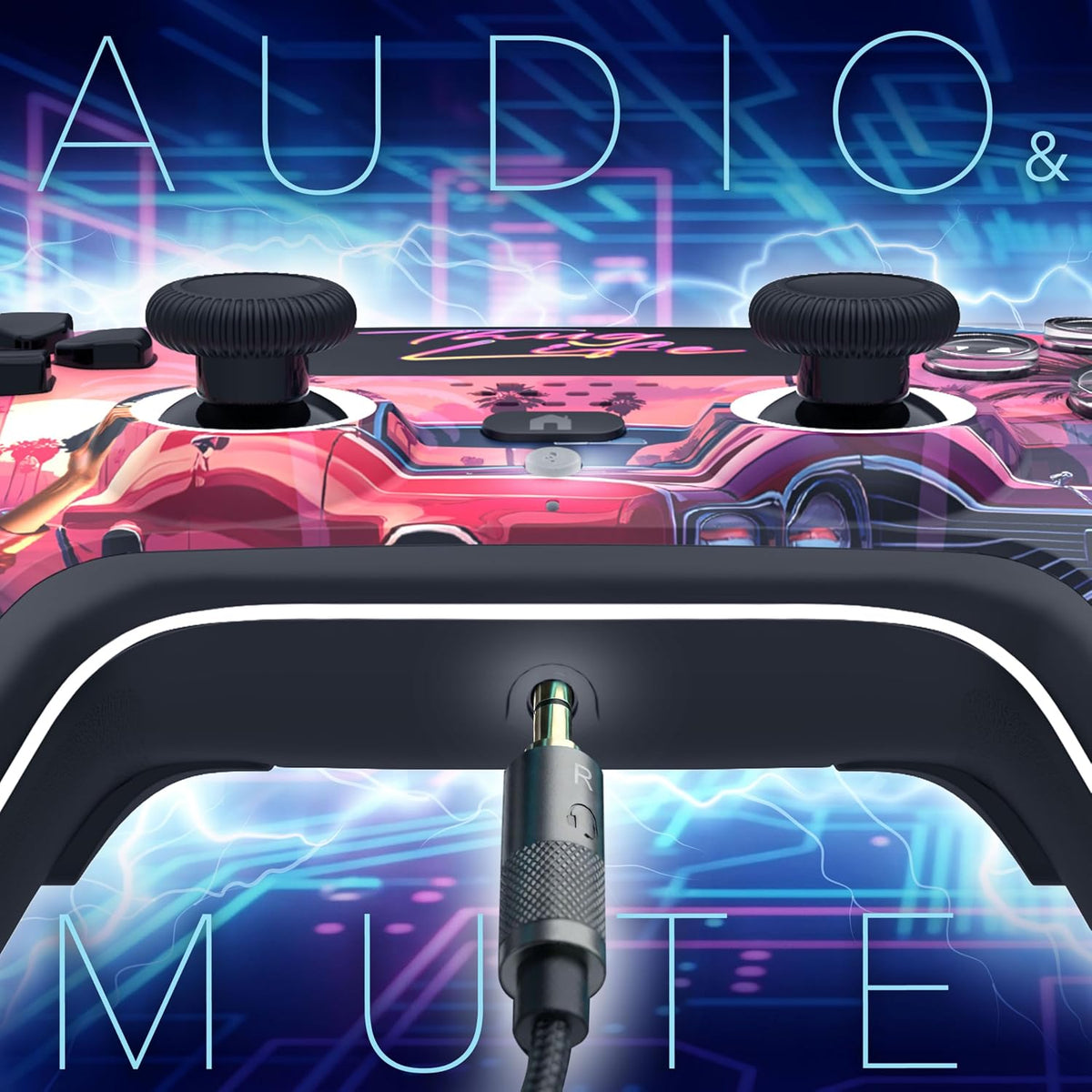 LED Bluetooth Controller for PS5 - Thug Life