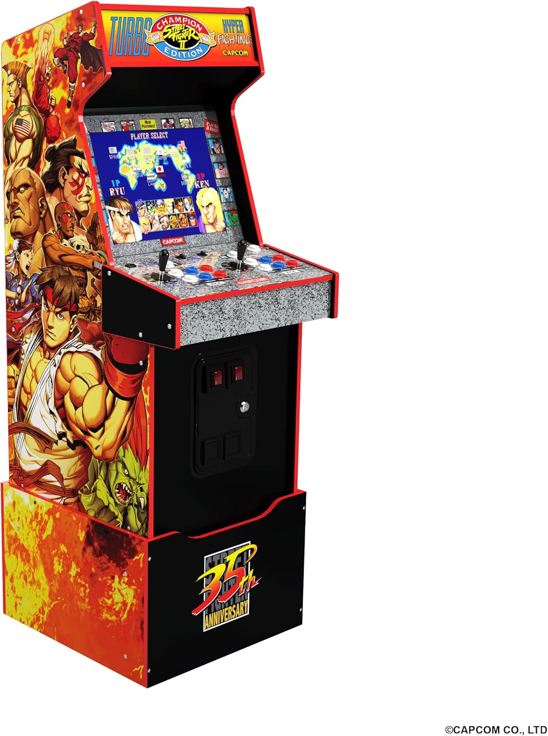 Borne Arcade1Up Capcom Legacy Game Yoga Flame