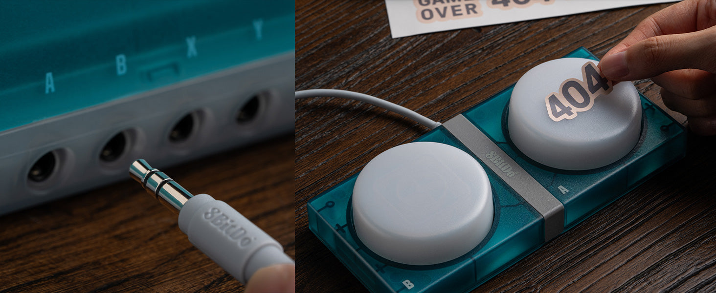 8BitDo Retro Mechanical Keyboard Clear Blue Edition (Clavier Qwerty 87 touches - DISPOSITION ANSI / ANSI LAYOUT)