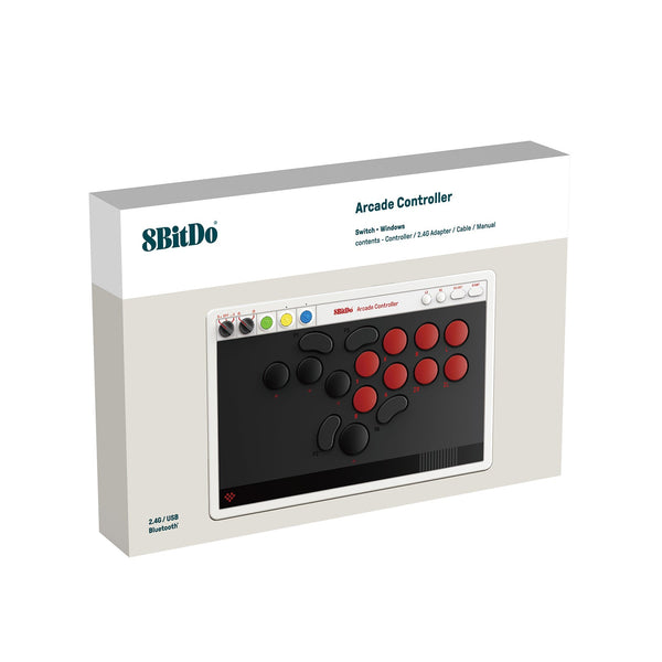 8Bitdo Arcade Controller Bluetooth/2.4G/USB for Nintendo Switch 1/2 an