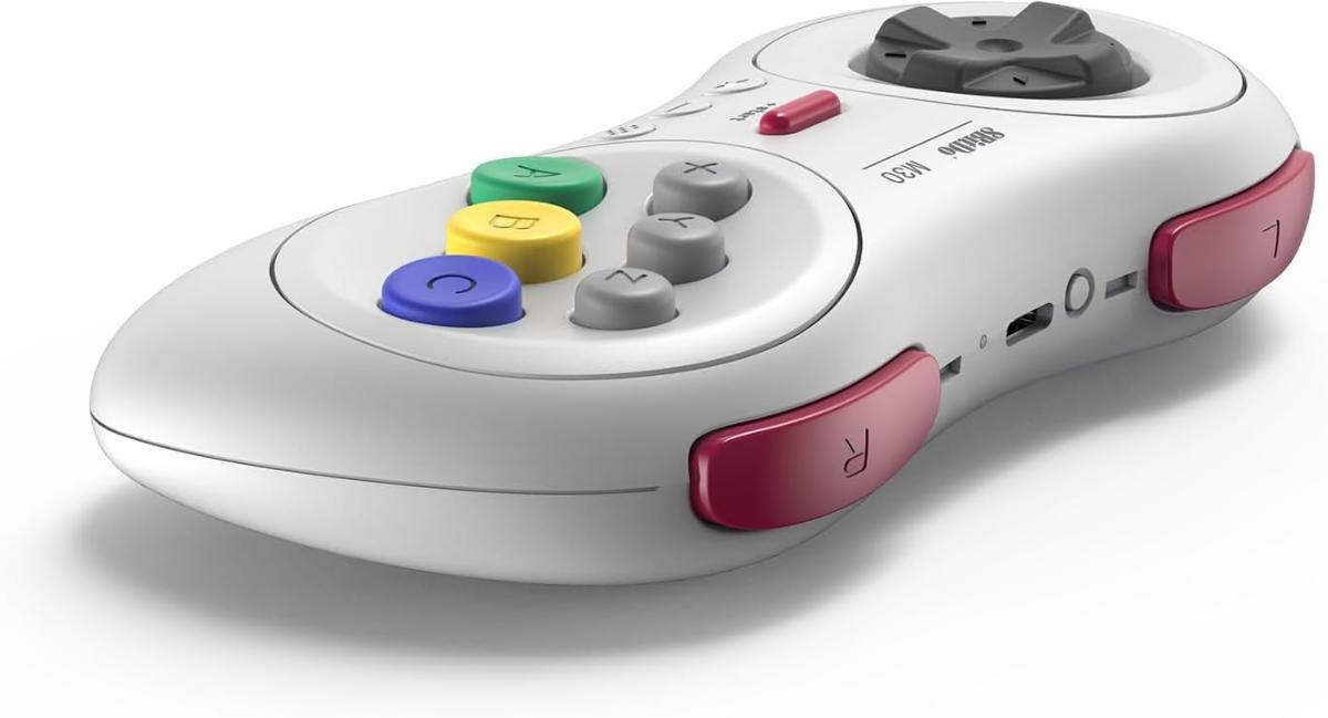 8bitdo Manette Bluetooth 8 boutons M30, couleur Blanche/White compatible sur Switch, Android & PC - Manettes - 8Bitdo - Shop Just for Games