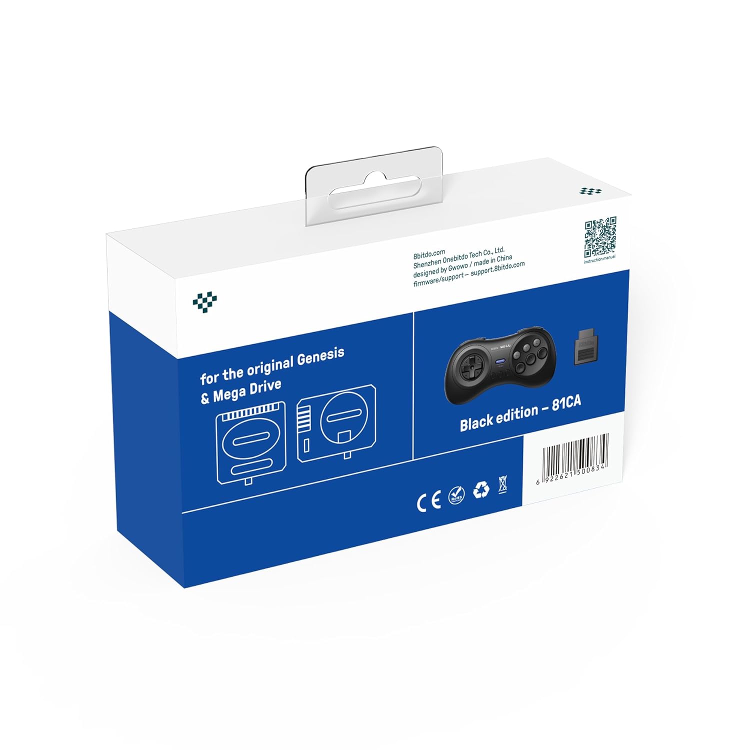 8bitdo Manette M30 2.4G Noire compatible Sega Genesis & Mega Drive - Manettes - 8Bitdo - Shop Just for Games