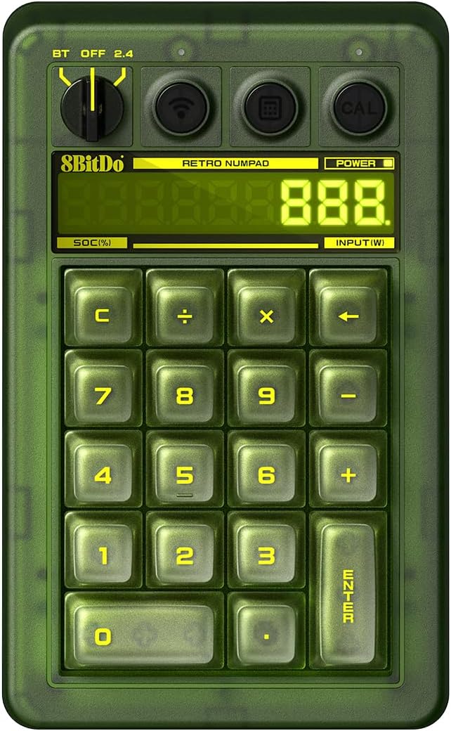 8BitDo Retro 18 Mechanical Numpad Xbox Edition - Claviers - 8Bitdo - Shop Just for Games