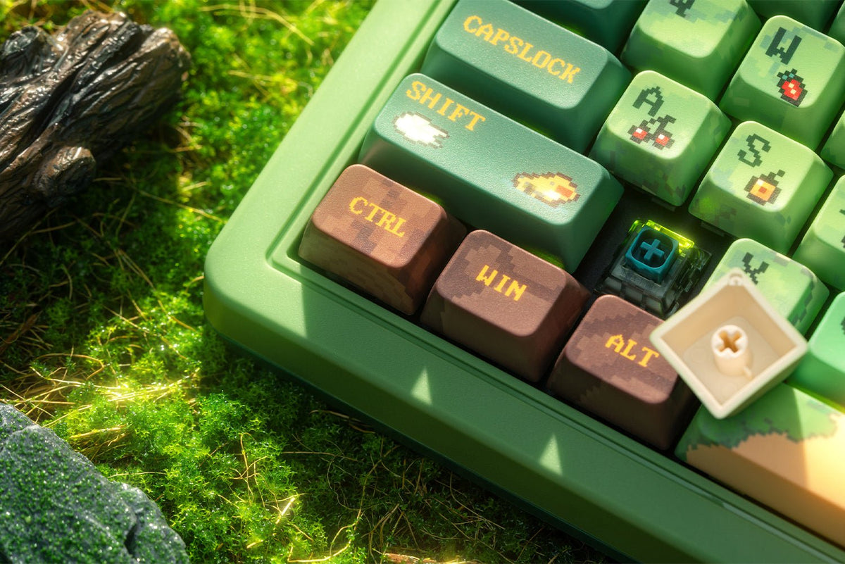 8Bitdo Retro 87 Mechanical Keyboard Forest Wonder pour PC et Android - Qwerty ANSI US Layout - Claviers - 8Bitdo - Shop Just for Games
