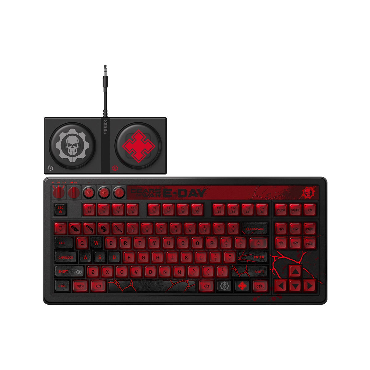 8Bitdo Retro 87 Mechanical Keyboard, Gears of War: E-Day - ANSI US Layout - Claviers - 8Bitdo - Shop Just for Games