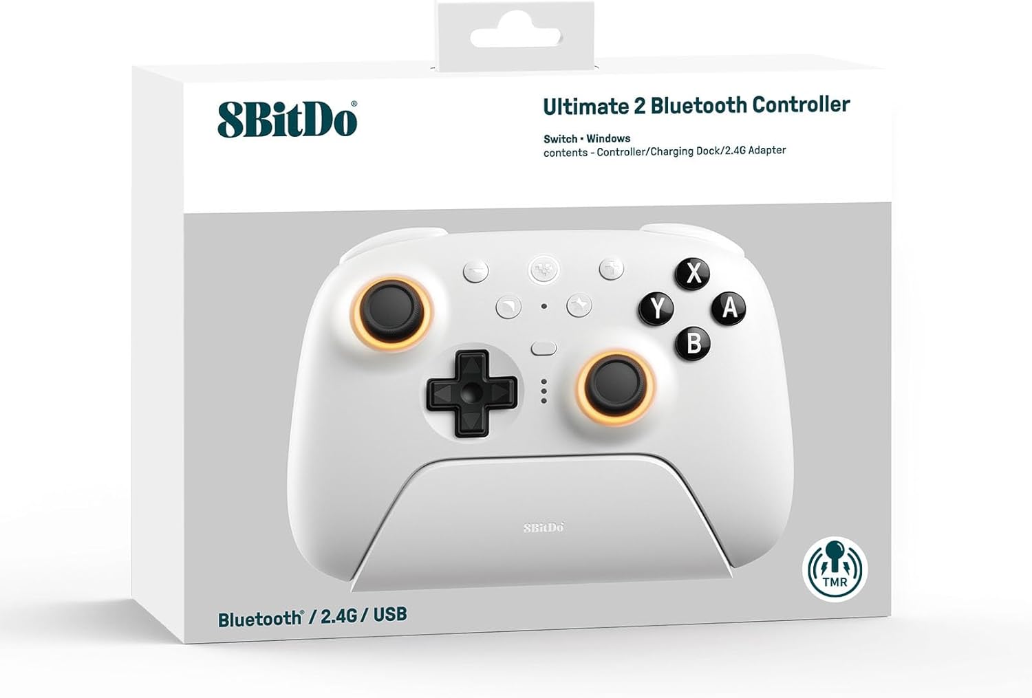 8BitDo Ultimate 2 Bluetooth - Switch 1 & 2 / PC Windows - White Edition - Manettes - 8Bitdo - Shop Just for Games