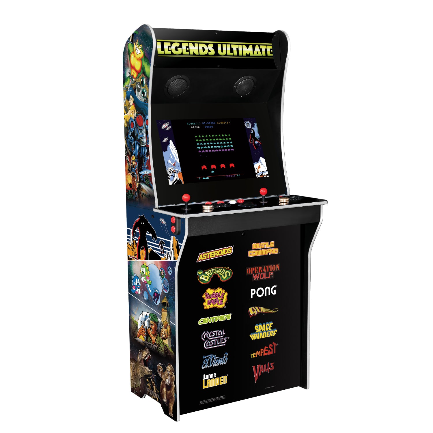 Borne d'Arcade Legends Ultimate 300 Jeux - Nouvelle version HA8802C - Borne arcade - AtGames - Shop Just for Games