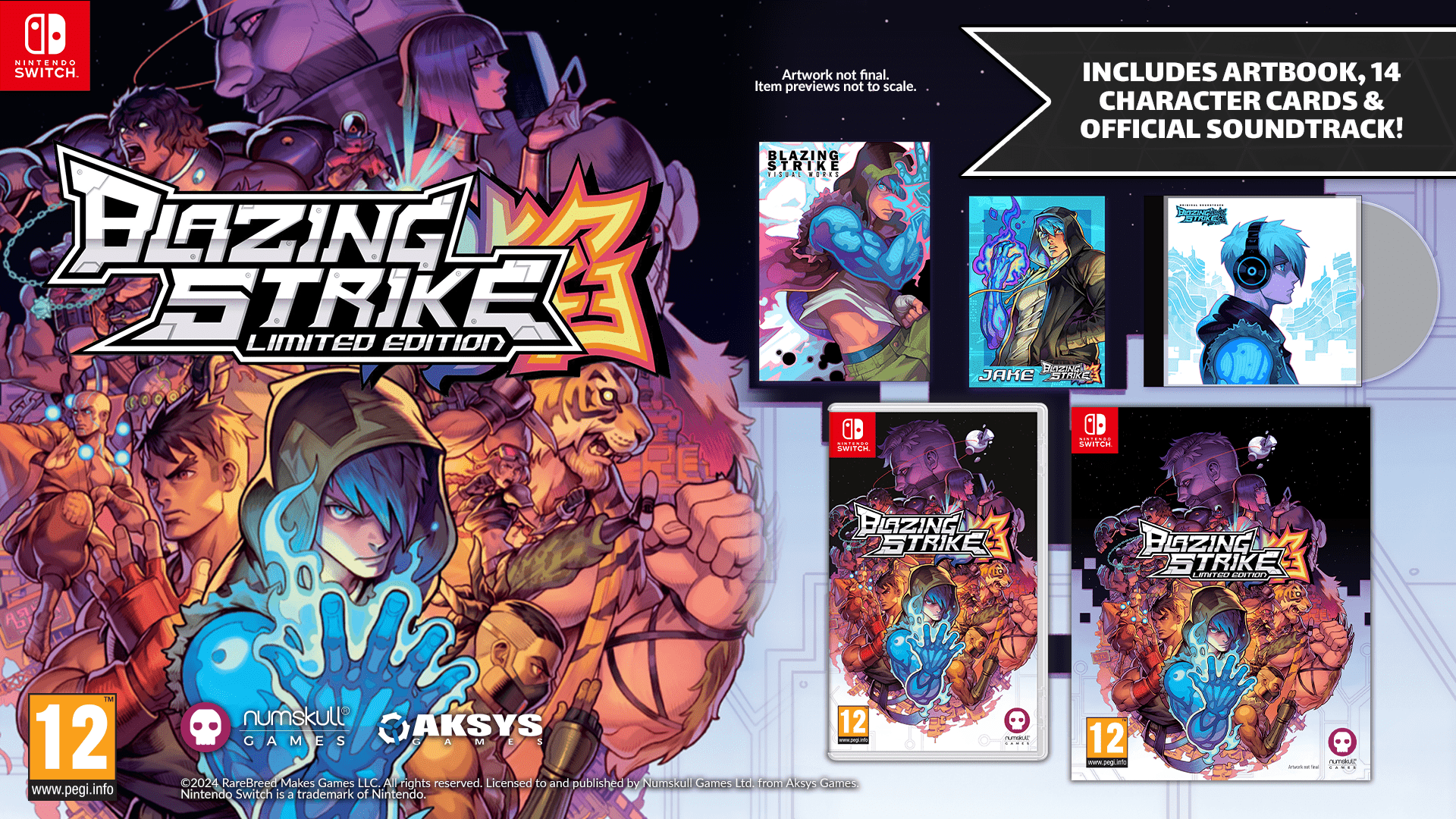 Blazing Strike Collector Edition Nintendo Switch - Jeux Vidéo Physique - NUMSKULL - Shop Just for Games