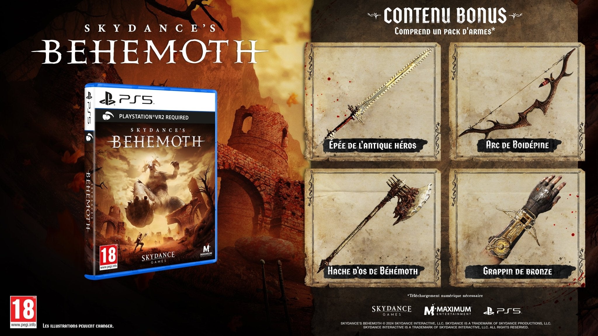Skydance's Behemoth (PSVR2 requis) PS5 - Jeux Vidéo Physique - Maximum Entertainment - Shop Just for Games