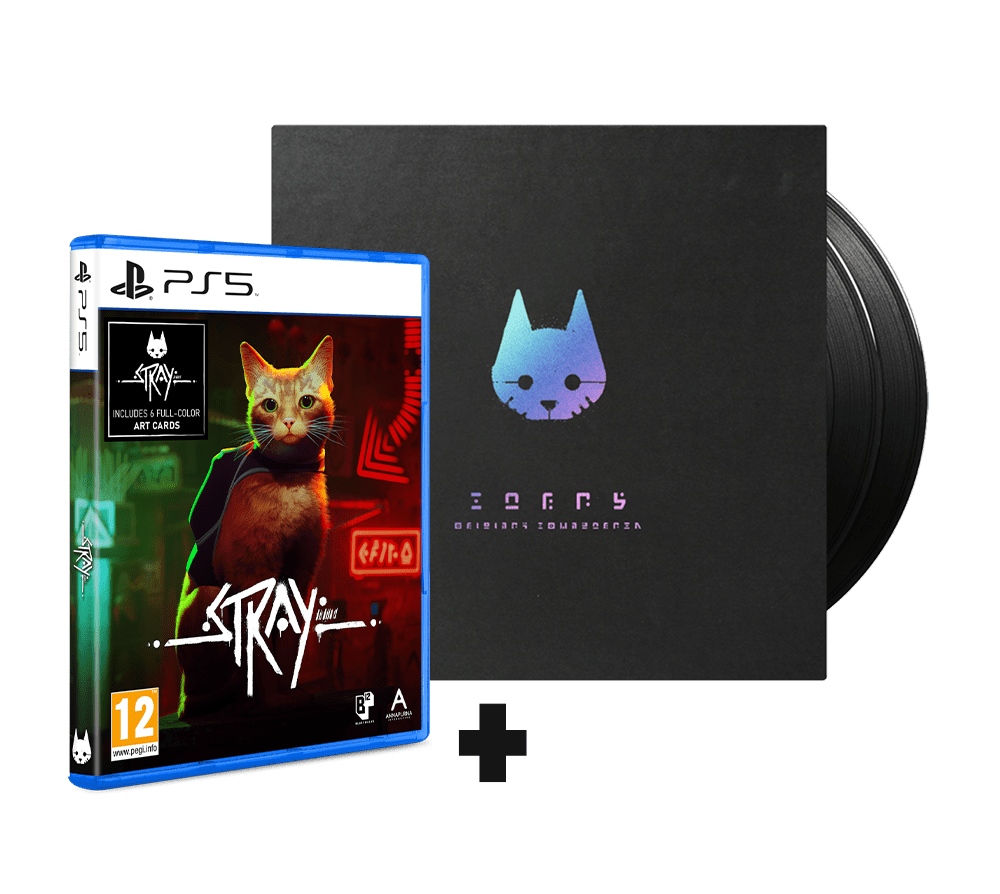 Bundle Stray Jeu PS5 + Vinyle - Vinyles - Shop Just for Games - Shop Just for Games
