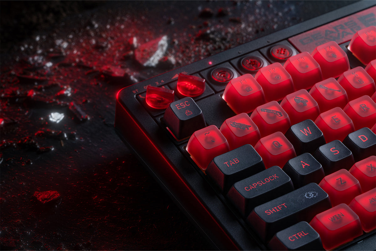 8Bitdo Retro 87 Mechanical Keyboard, Gears of War: E-Day - ANSI US Layout