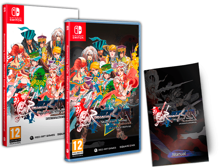 Romancing SaGa Minstrel Song Remastered International Nintendo Switch - Jeux Vidéo Physique - Red Art Games - Shop Just for Games