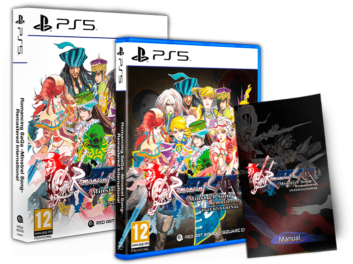 Romancing SaGa Minstrel Song Remastered International PS5 - Jeux Vidéo Physique - Red Art Games - Shop Just for Games