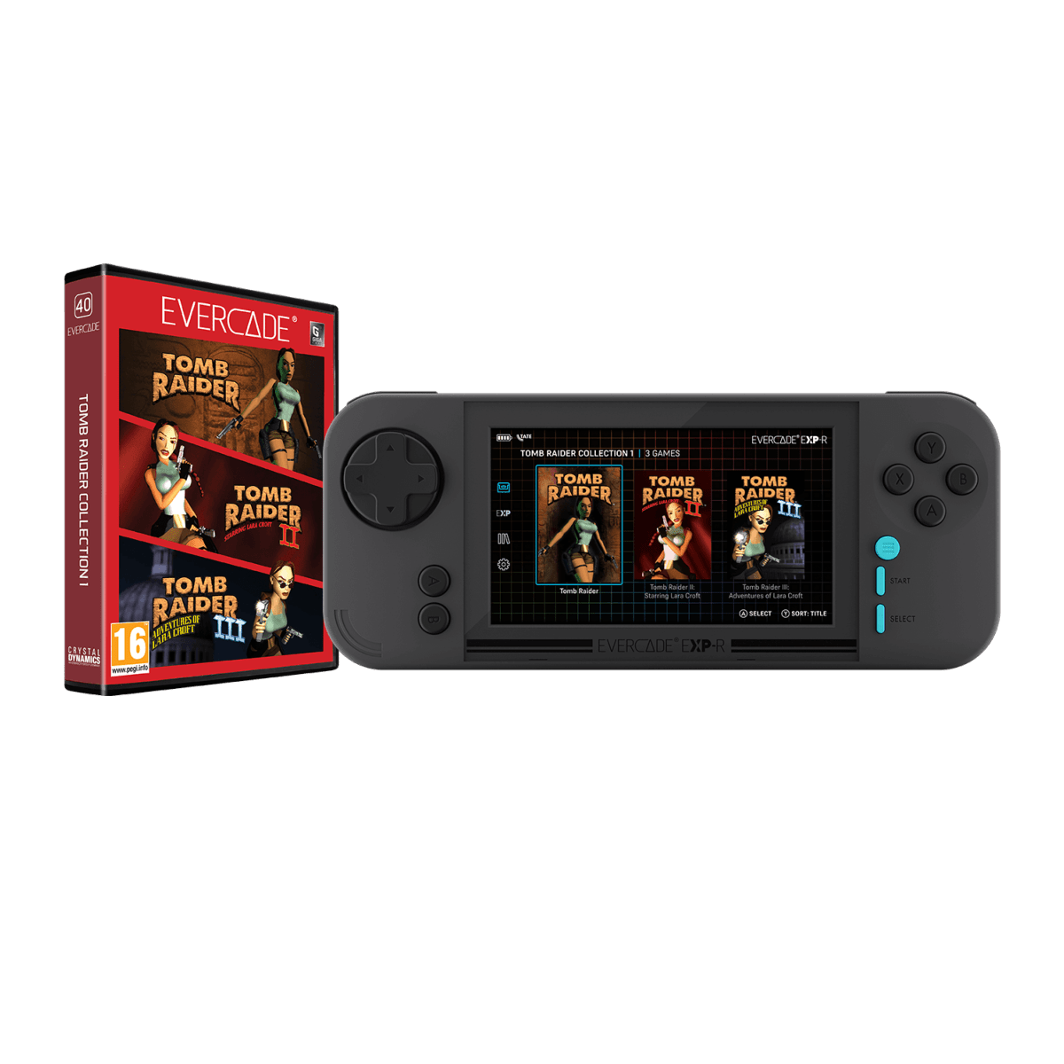 Console Portable Blaze Evercade EXP-R + Tomb Raider 1-2-3 (New Sealed) Retrogame 5060990240577 Console Portable Blaze Evercade EXP-R + Tomb Raider 1-2-3 (New Sealed) Retrogame 5060990240577