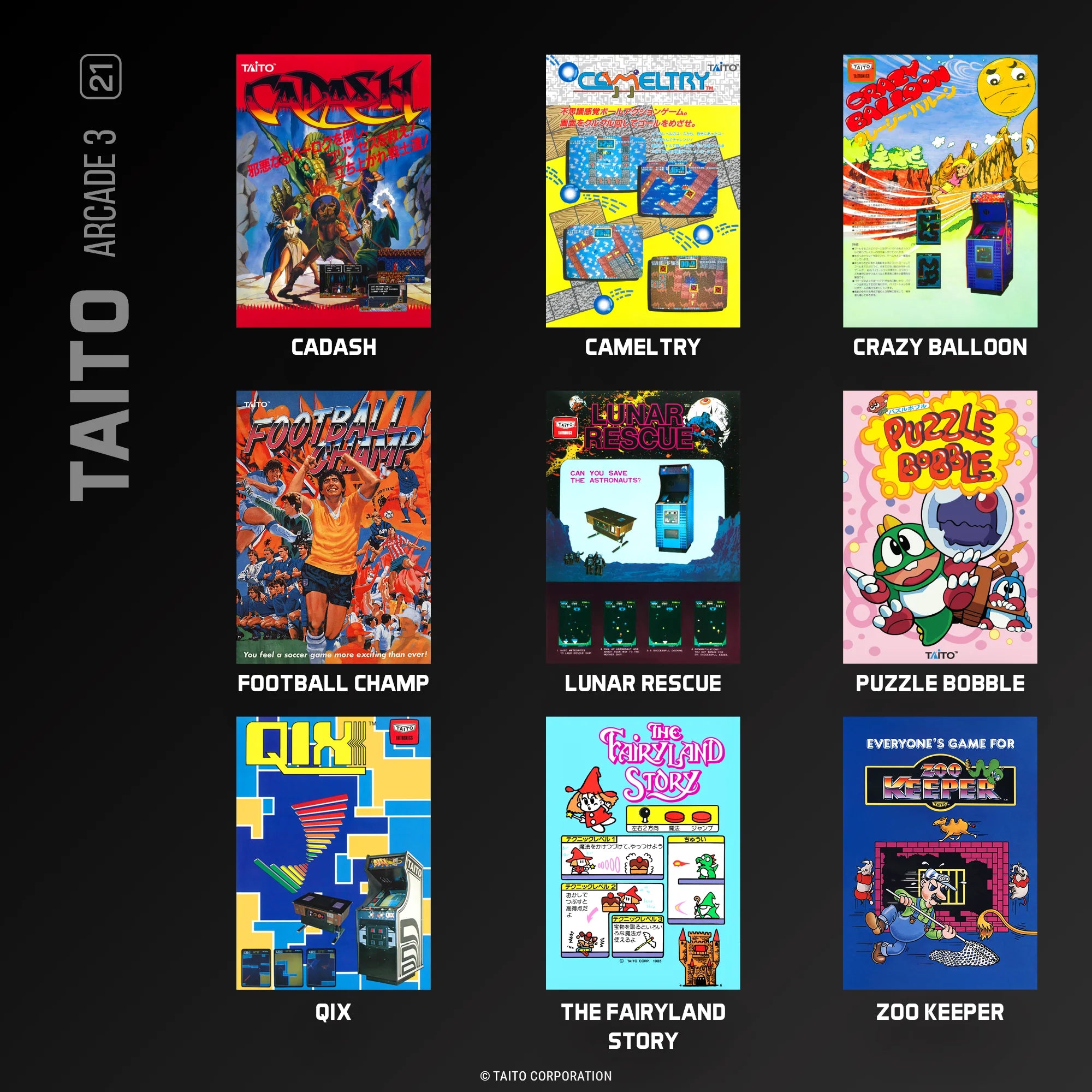 Blaze Evercade - TAITO Arcade Collection 3 - Cartouche n°21