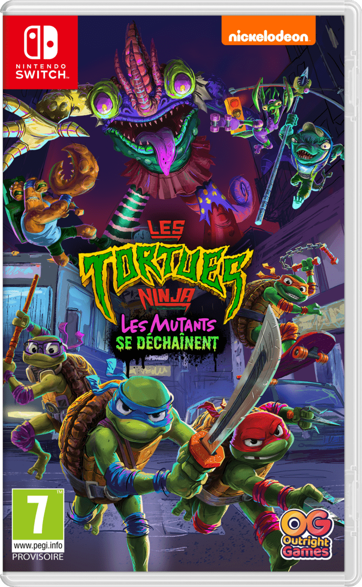 Les Tortues Ninja Les Mutants se Déchaînent Nintendo SWITCH - Jeux Vidéo Physique - Outright Games - Shop Just for Games
