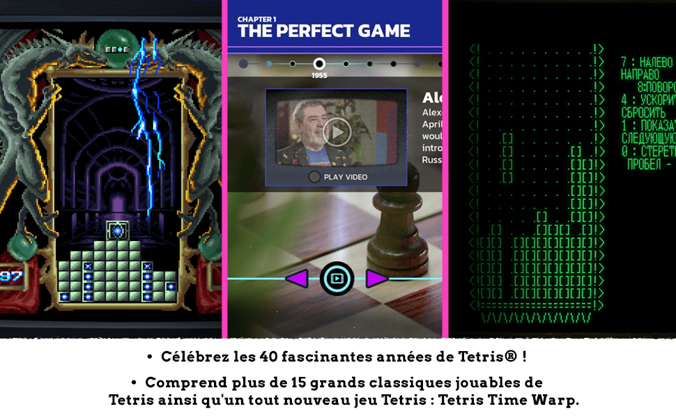 Tetris Forever Limited Edition SWITCH - Jeux Vidéo Physique - Clear River Games - Shop Just for Games