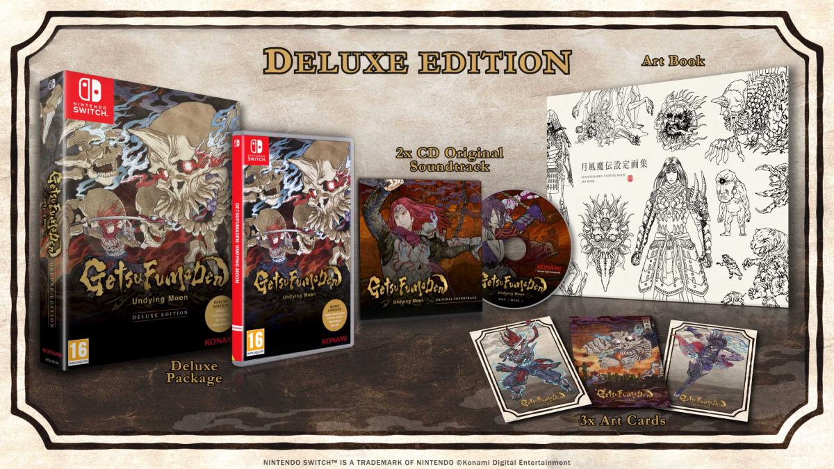 GetsuFumaDen Undying Moon Deluxe Edition SWITCH - Jeux Vidéo Physique - Konami - Shop Just for Games