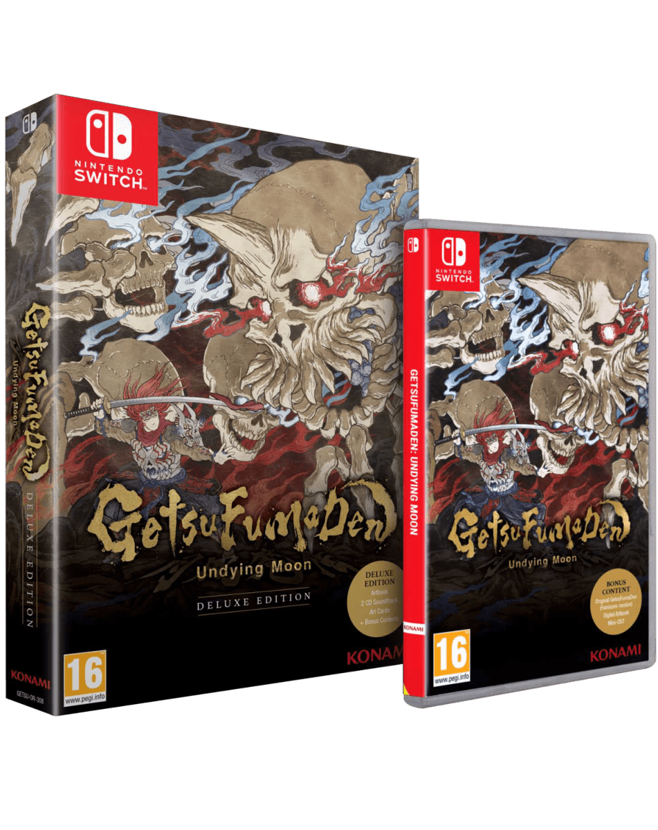 GetsuFumaDen Undying Moon Deluxe Edition SWITCH - Jeux Vidéo Physique - Konami - Shop Just for Games