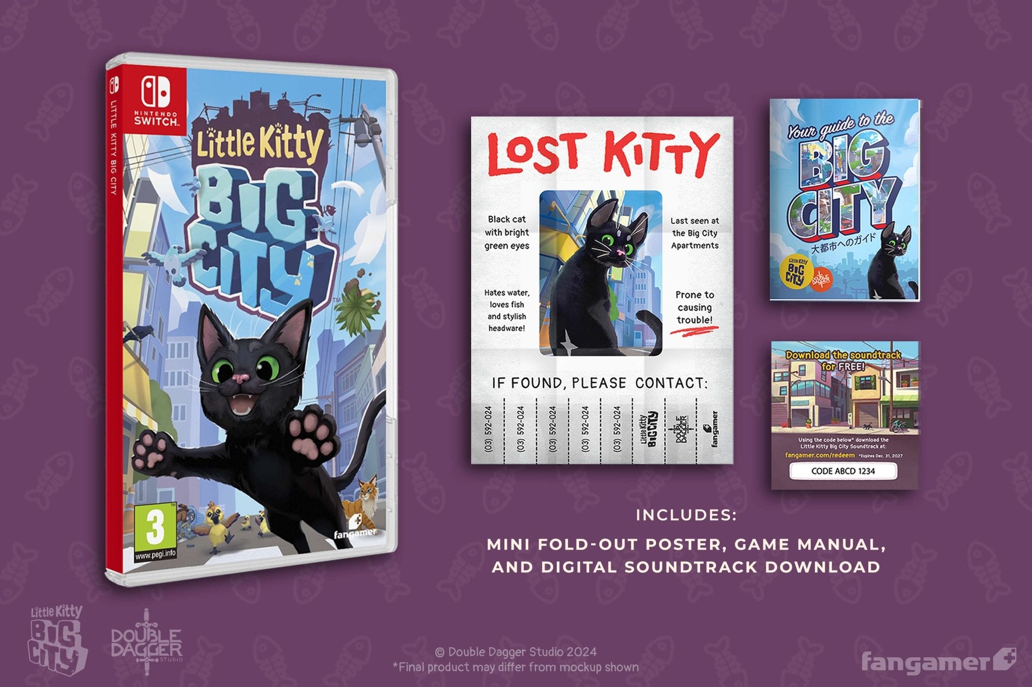 Little Kitty Big City Nintendo Switch - Jeux Vidéo Physique - FANGAMER - Shop Just for Games