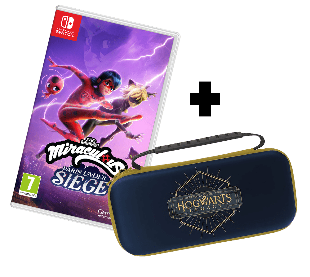 Pack Jeu Miraculous Paris Under Siege + Housse Switch Hogwarts Legacy - Jeux Vidéo Physique - Shop Just for Games - Shop Just for Games