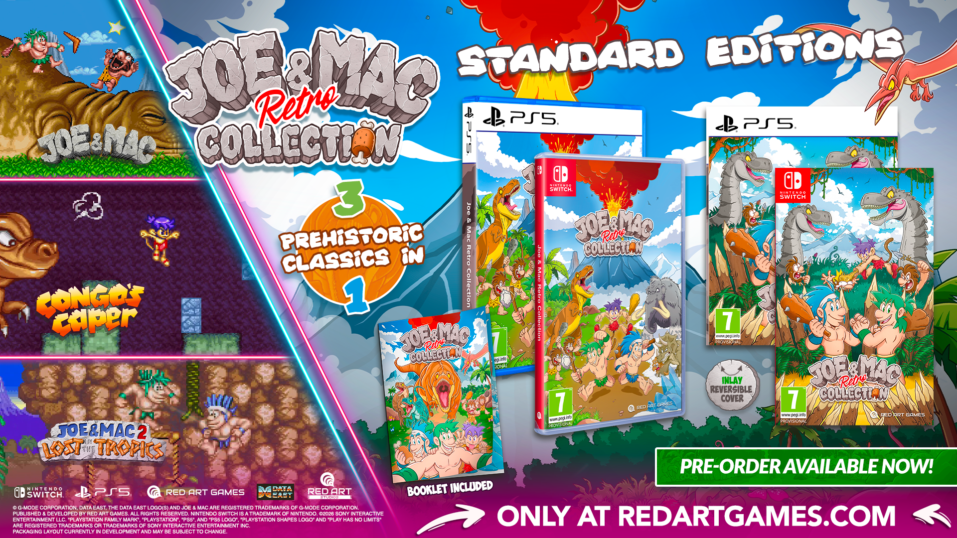 Joe & Mac Retro Collection Nintendo Switch