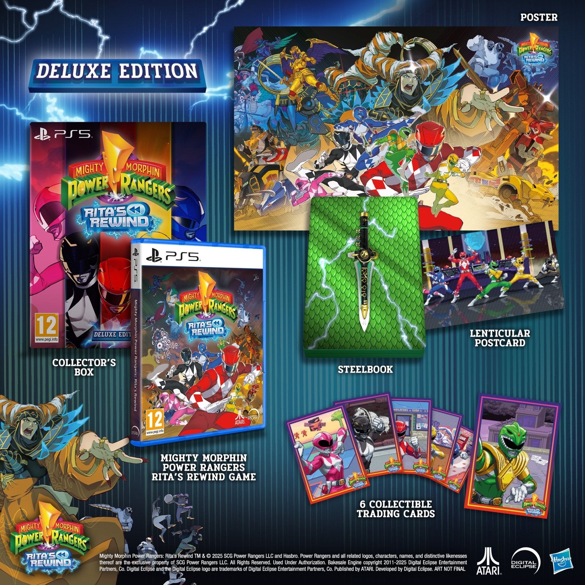 Mighty Morphin Power Rangers Rita's Rewind Deluxe Edition PS5 - Jeux Vidéo Physique - UIE - Shop Just for Games